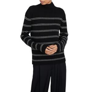 Vince Cashmere Striped Turtleneck -  Size S